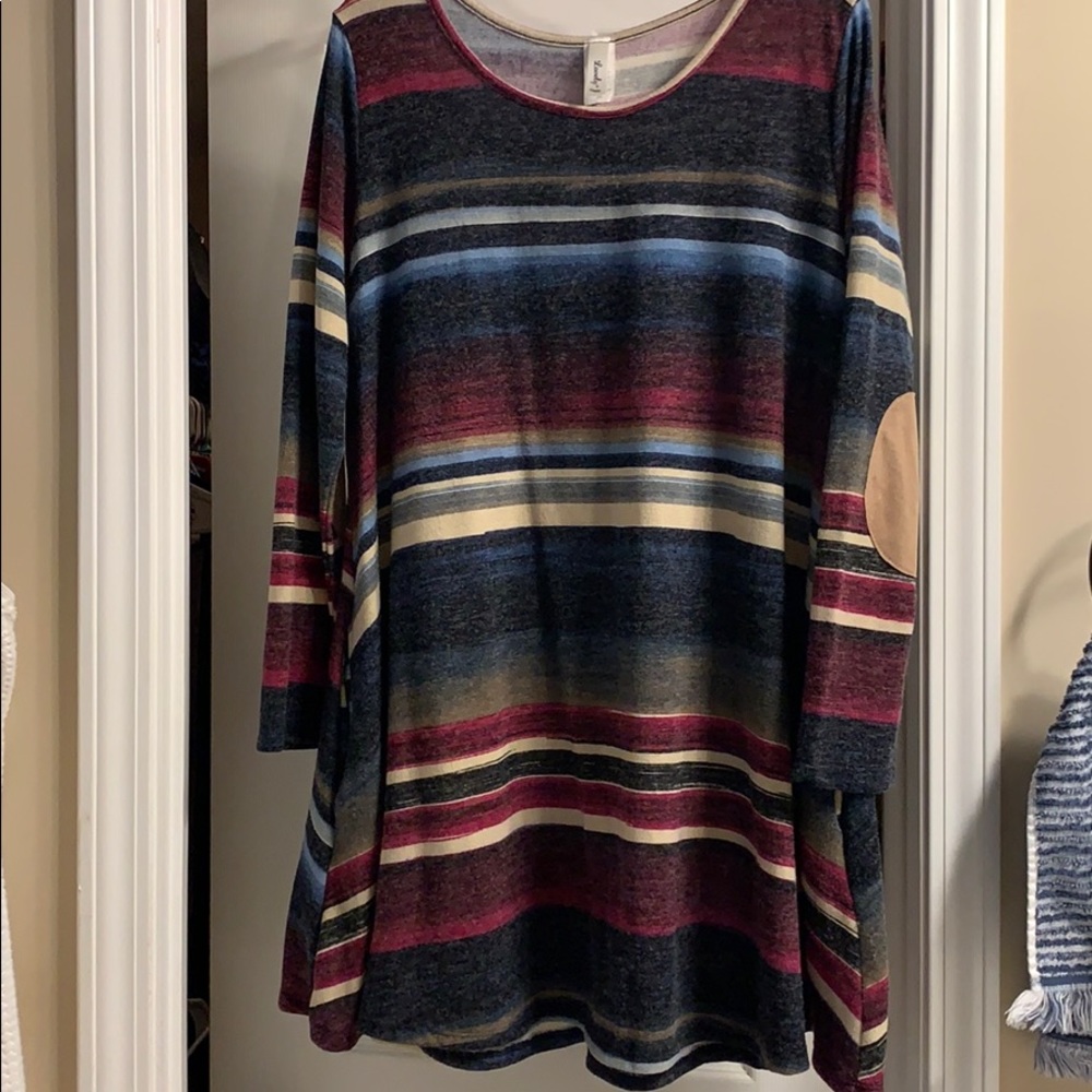 Striped Chic Soul tunic dress